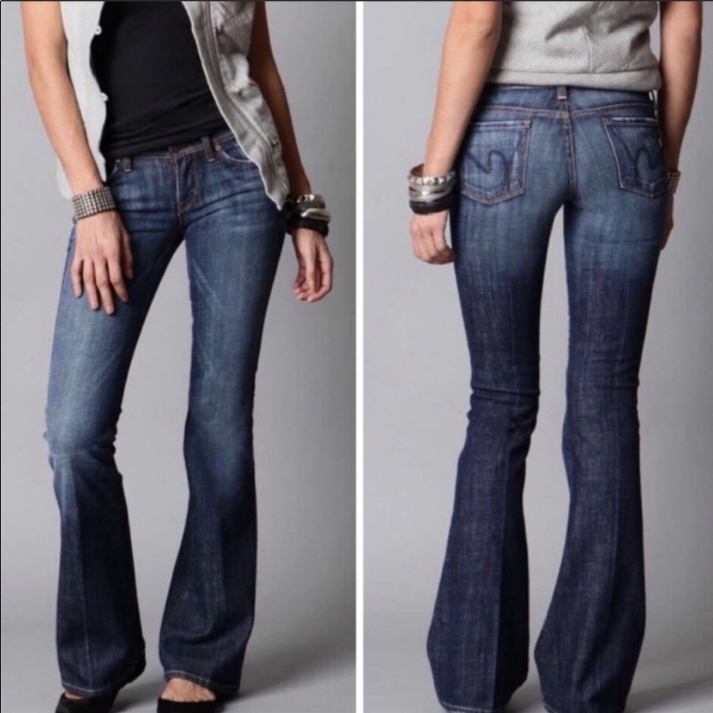 COH Ingrid low waist Flair stretch Jeans size 27 - Picture 2 of 7